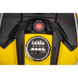 Moto Elettrica per Bambini Honda NC750X 12V Con Luci LED, MP3, USB e Avvio One-Click 3-6 Anni Giallo