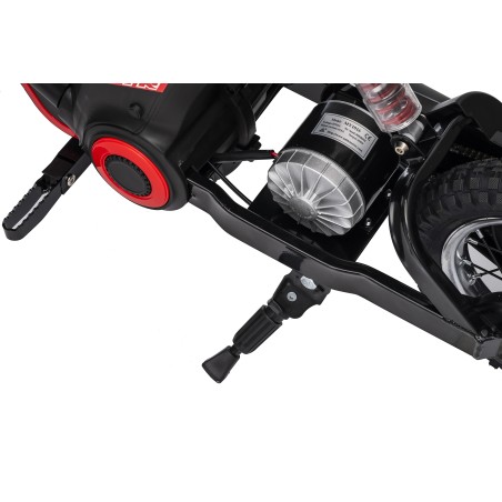 Moto Elettrica per Bambini 24V Nitro GT Motore 350W Ruote Gonfiabili Freno a Disco Sedile Pelle fino a 23-25KM/H portata 63KG