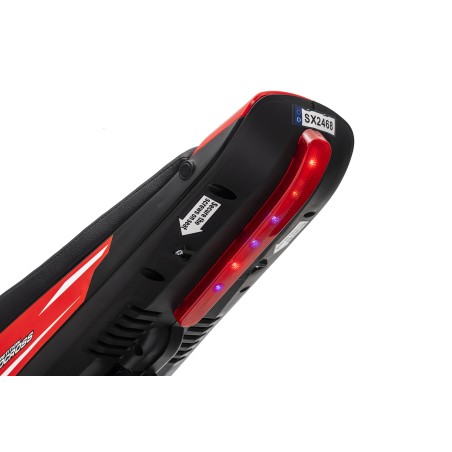 Moto Elettrica per Bambini 24V Nitro GT Motore 350W Ruote Gonfiabili Freno a Disco Sedile Pelle fino a 23-25KM/H portata 63KG