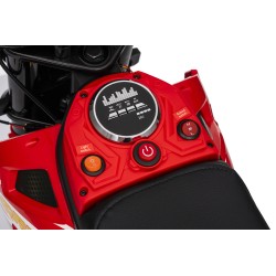 Moto Elettrica per Bambini 24V Nitro GT Motore 350W Ruote Gonfiabili Freno a Disco Sedile Pelle fino a 23-25KM/H portata 63KG