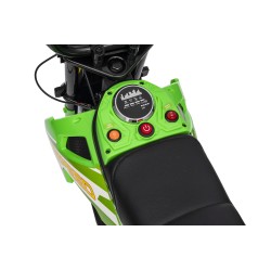 Moto Elettrica per Bambini 24V Nitro GT Motore 350W Ruote Gonfiabili Freno a Disco Sedile Pelle fino a 23-25KM/H portata 63KG