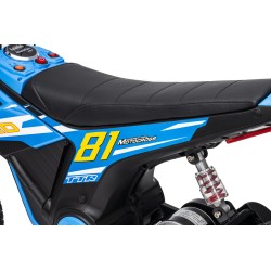 Moto Elettrica per Bambini 24V Nitro GT Motore 350W Ruote Gonfiabili Freno a Disco Sedile Pelle fino a 23-25KM/H portata 63KG
