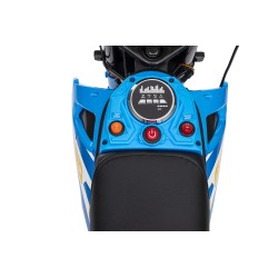 Moto Elettrica per Bambini 24V Nitro GT Motore 350W Ruote Gonfiabili Freno a Disco Sedile Pelle fino a 23-25KM/H portata 63KG