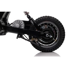 Moto Elettrica per Bambini 24V Raptor X Da 350W Ruote Gonfiabili Freno a Disco Sedile Pelle fino 23-25KM/H portata 63KG Verde