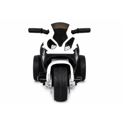 Moto Elettrica per Bambini 18-36 Mesi 6V BMW  S1000RR Sedile Pelle Suoni e Luci portata 20KG Black