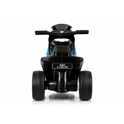Moto Elettrica per Bambini 18-36 Mesi 6V BMW  S1000RR Sedile Pelle Suoni e Luci portata 20KG Blue