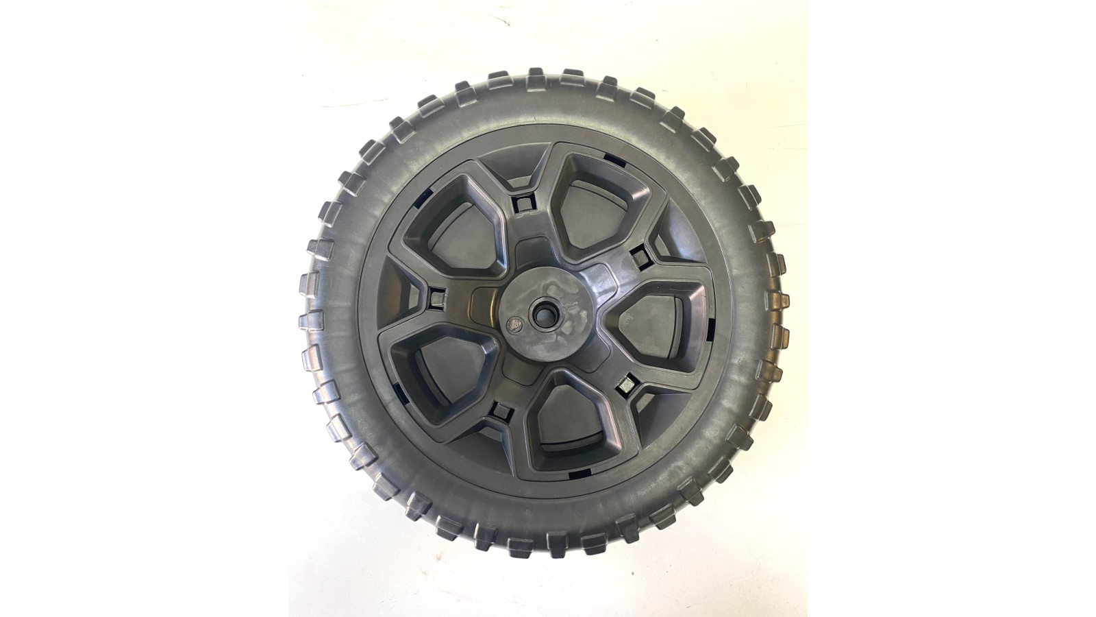 Ruota Anteriore Completa per Auto Elettrica per Bambini  Jeep Rubicon 12V Cerchio e Pneumatico in Plastica