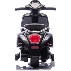 Mini Vespa Sprint Elettrica Bambini 6V Nera 18-36 Mesi Piaggio LED Clacson