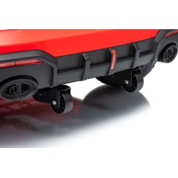 Auto Elettrica Bambini Audi RS6 Avant GT 12V Rossa 1-4 Anni Telecomando LED