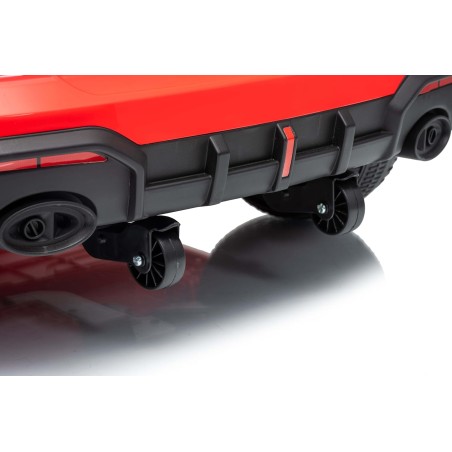 Auto Elettrica Bambini Audi RS6 Avant GT 12V Rossa 1-4 Anni Telecomando LED