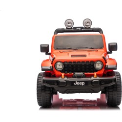 Auto Elettrica Bambini Jeep Wrangler Rubicon 2026 12V Arancione 2 Posti