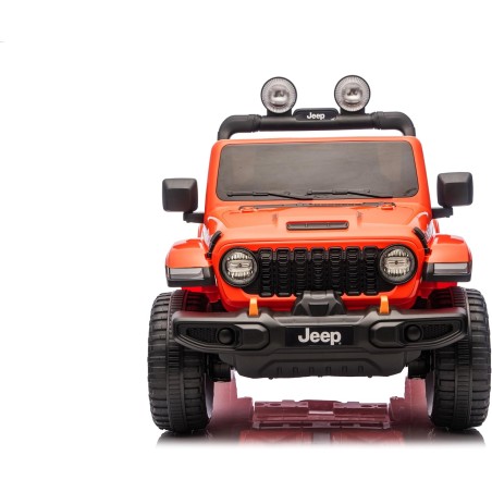Auto Elettrica Bambini Jeep Wrangler Rubicon 2026 12V Arancione 2 Posti