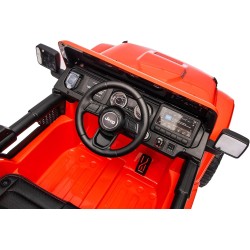 Auto Elettrica Bambini Jeep Wrangler Rubicon 2026 12V Arancione 2 Posti