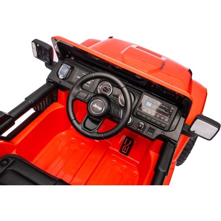 Auto Elettrica Bambini Jeep Wrangler Rubicon 2026 12V Arancione 2 Posti
