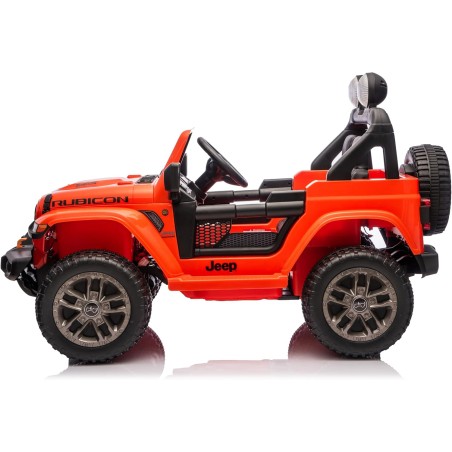 Auto Elettrica Bambini Jeep Wrangler Rubicon 2026 12V Arancione 2 Posti