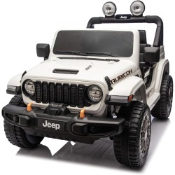 Auto Elettrica Bambini Jeep Wrangler Rubicon 2026 12V Bianca 2 Posti