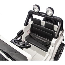 Auto Elettrica Bambini Jeep Wrangler Rubicon 2026 12V Bianca 2 Posti