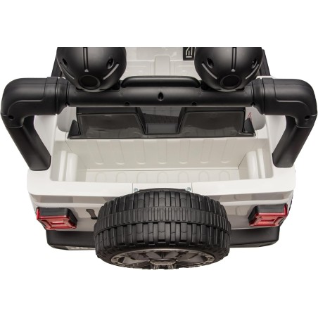 Auto Elettrica Bambini Jeep Wrangler Rubicon 2026 12V Bianca 2 Posti