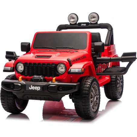 Auto Elettrica Bambini Jeep Wrangler Rubicon 2026 12V Rossa 2 Posti