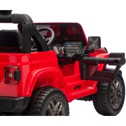 Auto Elettrica Bambini Jeep Wrangler Rubicon 2026 12V Rossa 2 Posti