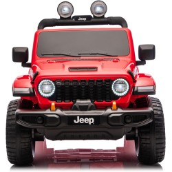 Auto Elettrica Bambini Jeep Wrangler Rubicon 2026 12V Rossa 2 Posti