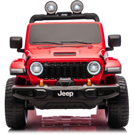 Auto Elettrica Bambini Jeep Wrangler Rubicon 2026 12V Rossa 2 Posti
