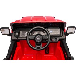 Auto Elettrica Bambini Jeep Wrangler Rubicon 2026 12V Rossa 2 Posti
