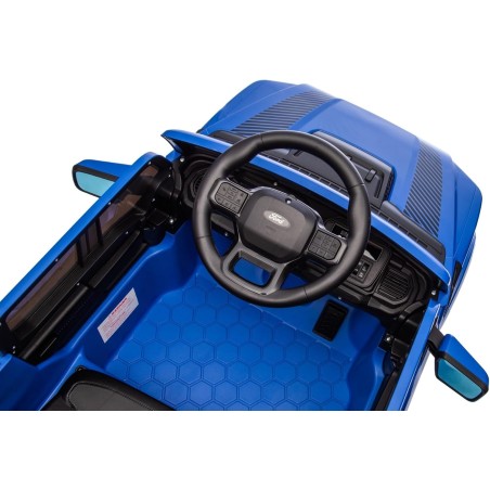 Auto Elettrica Bambini Ford Raptor 12V Blu 1-4 Anni Telecomando LED Bluetooth