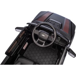 Auto Elettrica Bambini Ford Raptor 12V Nero 1-4 Anni Telecomando LED Bluetooth