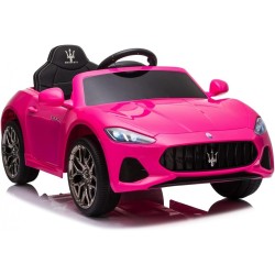 Auto Elettrica Bambini Maserati GranCabrio 12V Rosa 2-4 Anni Telecomando LED