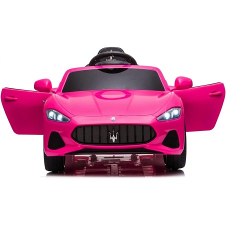 Auto Elettrica Bambini Maserati GranCabrio 12V Rosa 2-4 Anni Telecomando LED