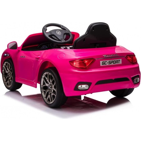 Auto Elettrica Bambini Maserati GranCabrio 12V Rosa 2-4 Anni Telecomando LED
