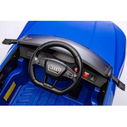 Auto Elettrica Bambini Audi SQ8 e-tron 12V Blu 1-4 Anni Telecomando LED Pelle
