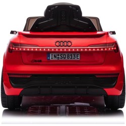 Auto Elettrica Bambini Audi SQ8 e-tron 12V Rossa 1-4 Anni Telecomando LED Pelle