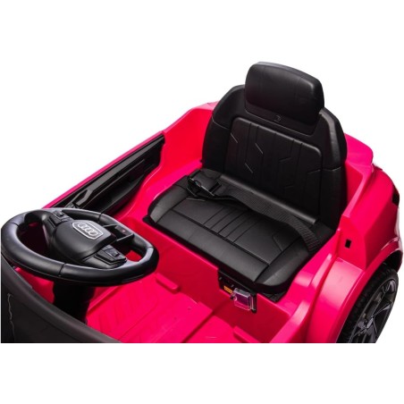 Auto Elettrica Bambini Audi SQ8 e-tron 12V Rosa 1-4 Anni Telecomando LED Pelle