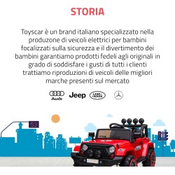 Auto Elettrica Bambini Audi R8 Spyder 12V Rossa 1-4 Anni Telecomando LED Pelle