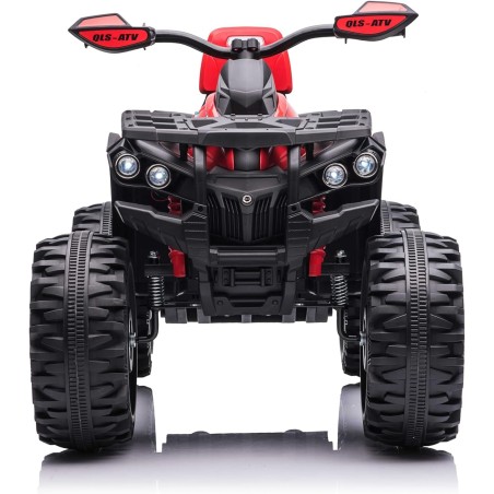 Quad Elettrico Bambini ATV 12V 14Ah 4x4 Rosso 1-4 Anni Sospensioni LED MP3