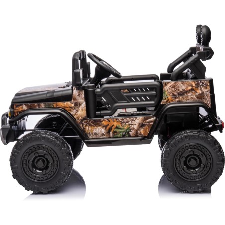Auto Elettrica Bambini Toyota FJ Cruiser 12V Nera 1-4 Anni Telecomando Ruote Gomma