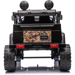 Auto Elettrica Bambini Toyota FJ Cruiser 12V Nera 1-4 Anni Telecomando Ruote Gomma