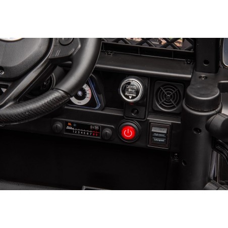 Auto Elettrica Bambini Toyota FJ Cruiser 12V Nera 1-4 Anni Telecomando Ruote Gomma