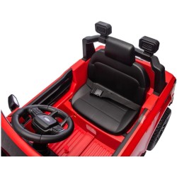Auto Elettrica Bambini Ford Ranger Raptor 12V Rosso 1-4 Anni Telecomando Gomma