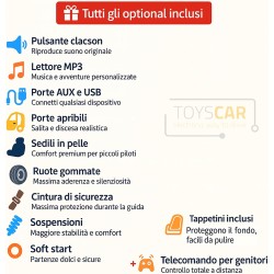 Auto Elettrica Bambini Ford Ranger Raptor 12V Bianco 1-4 Anni Telecomando Gomma