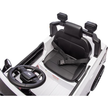 Auto Elettrica Bambini Ford Ranger Raptor 12V Bianco 1-4 Anni Telecomando Gomma