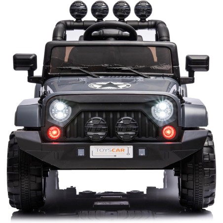 Auto Elettrica Bambini Fuoristrada Adventure 12V Grigio 2-5 Anni Telecomando
