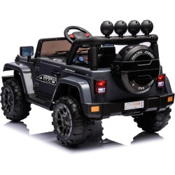 Auto Elettrica Bambini Fuoristrada Adventure 12V Grigio 2-5 Anni Telecomando