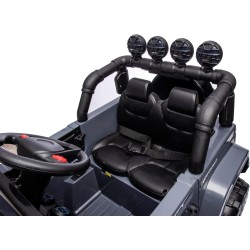 Auto Elettrica Bambini Fuoristrada Adventure 12V Grigio 2-5 Anni Telecomando