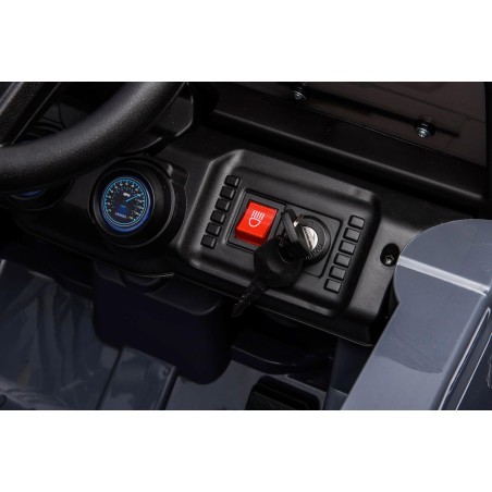 Auto Elettrica Bambini Fuoristrada Adventure 12V Grigio 2-5 Anni Telecomando
