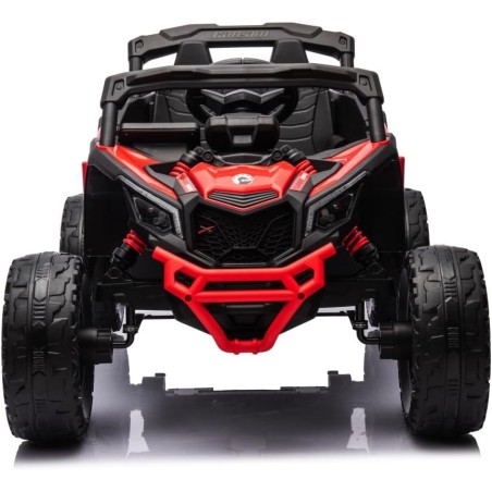 Auto Elettrica Bambini Can-Am Maverick 24V Rosso 1-5 Anni Telecomando 2x200W
