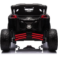 Auto Elettrica Bambini Can-Am Maverick 24V Rosso 1-5 Anni Telecomando 2x200W