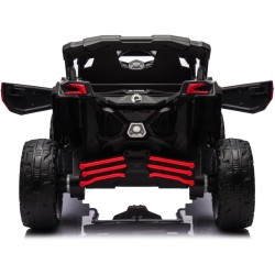Auto Elettrica Bambini Can-Am Maverick 24V Rosso 1-5 Anni Telecomando 2x200W